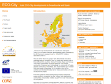 Tablet Screenshot of ecocity-project.eu